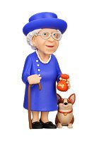 MINIX Special Character: Queen Elizabeth II with Corgi