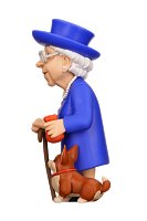MINIX Special Character: Queen Elizabeth II with Corgi