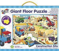 Velké podlahové puzzle – na staveništi (2. jakost)