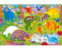 Velké podlahové puzzle – dinosauři