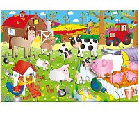 Velké podlahové puzzle – na farmě (2. jakost)