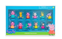 Peppa Pig: 12 figurek s razítkem - Deluxe Box (2. jakost)