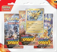 Pokémon TCG: SV08 Surging Sparks - 3 Blister Booster