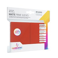 Gamegenic: Matte Prime Sleeves Red