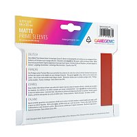 Gamegenic: Matte Prime Sleeves Red