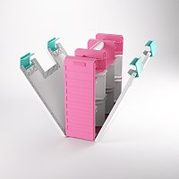 Gamegenic: Game Castle Pink/White/Teal