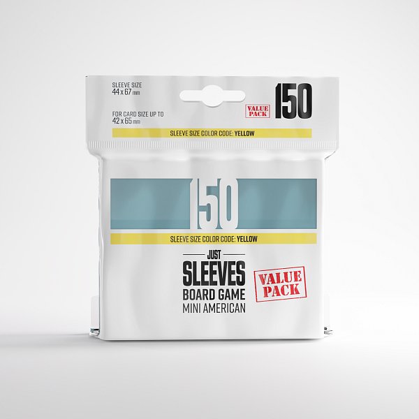 Gamegenic: Just Sleeves - Mini American Value Pack (150)