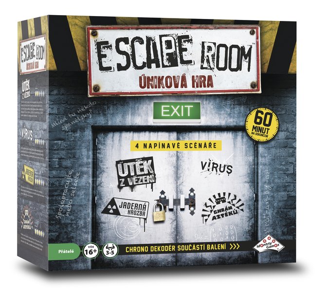 ESCAPE ROOM 1: úniková hra - 4 scénáře (2. jakost)