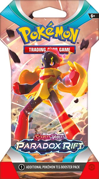 Pokémon TCG: SV04 Paradox Rift - 1 Blister Booster - ADC Blackfire B2B