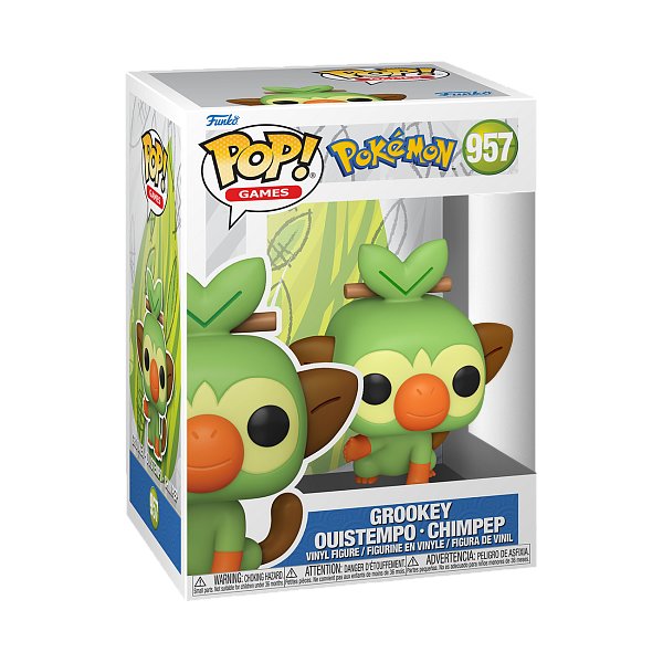 Funko POP Games: Pokemon S14 - Grookey(EMEA) (2. jakost)