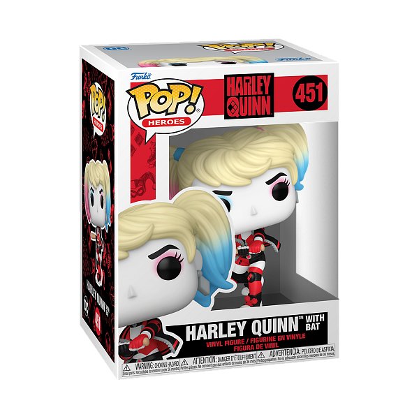 Funko POP Heroes: DC- Harley w/ Bat