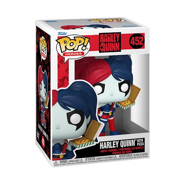 Funko POP Heroes: DC- Harley w/ Pizza