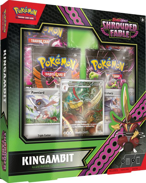 Pokémon TCG: SV6.5 Shrouded Fable - Kingambit Illustration Collection (2. jakost)