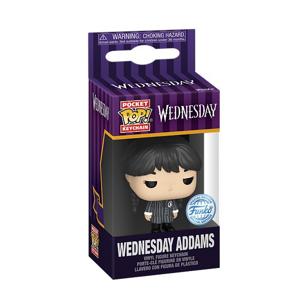 Funko POP Keychain: Wednesday- Wednesday