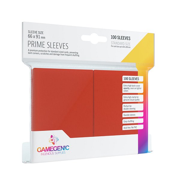 Gamegenic: Prime Sleeves Red