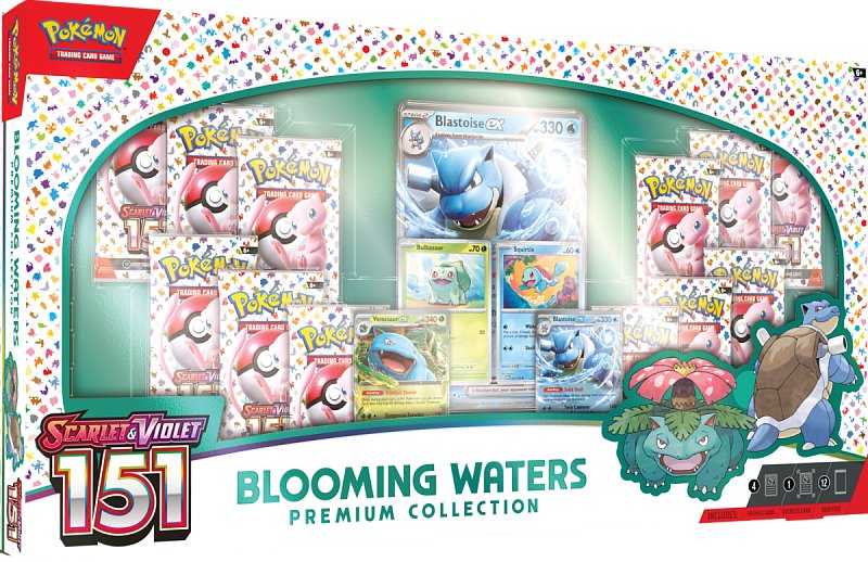 Pokémon TCG: SV 151 - Blooming Waters Premium Collection (2. jakost)