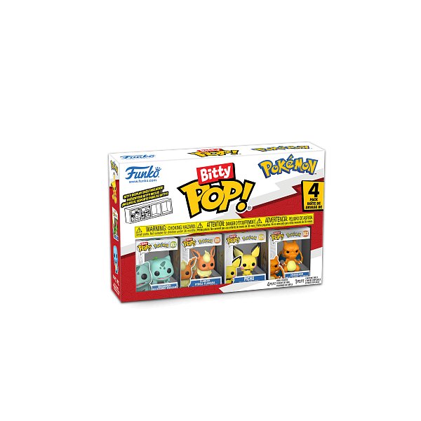 Funko Bitty POP: Pokemon- Bulbasaur 4PK