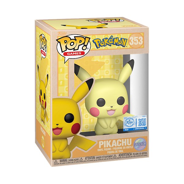 Funko POP Games: Pokemon- Pikachu(SftClr)
