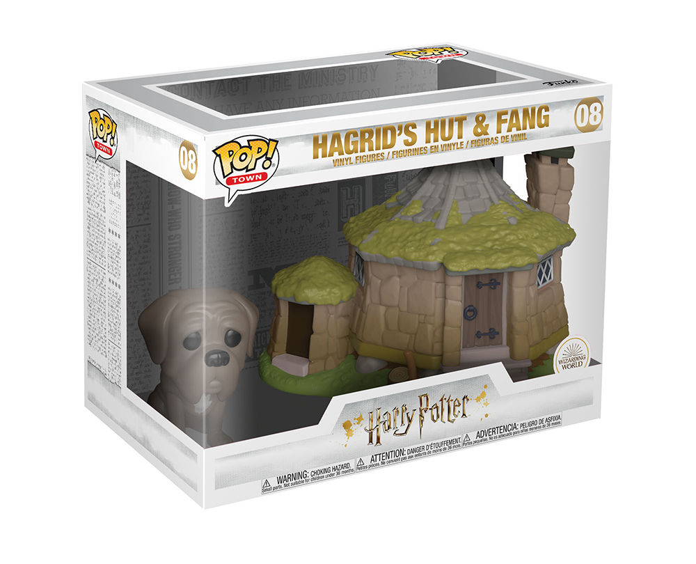 Funko POP Town: Harry Potter S8 - Hagrid's Hut w/ Fang