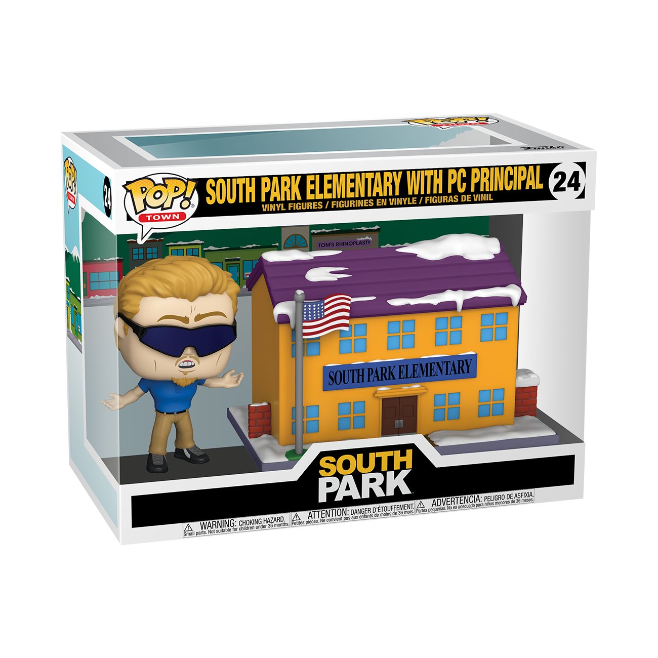 Funko POP Town: South Park S4- SP Elementary w/PC Principal