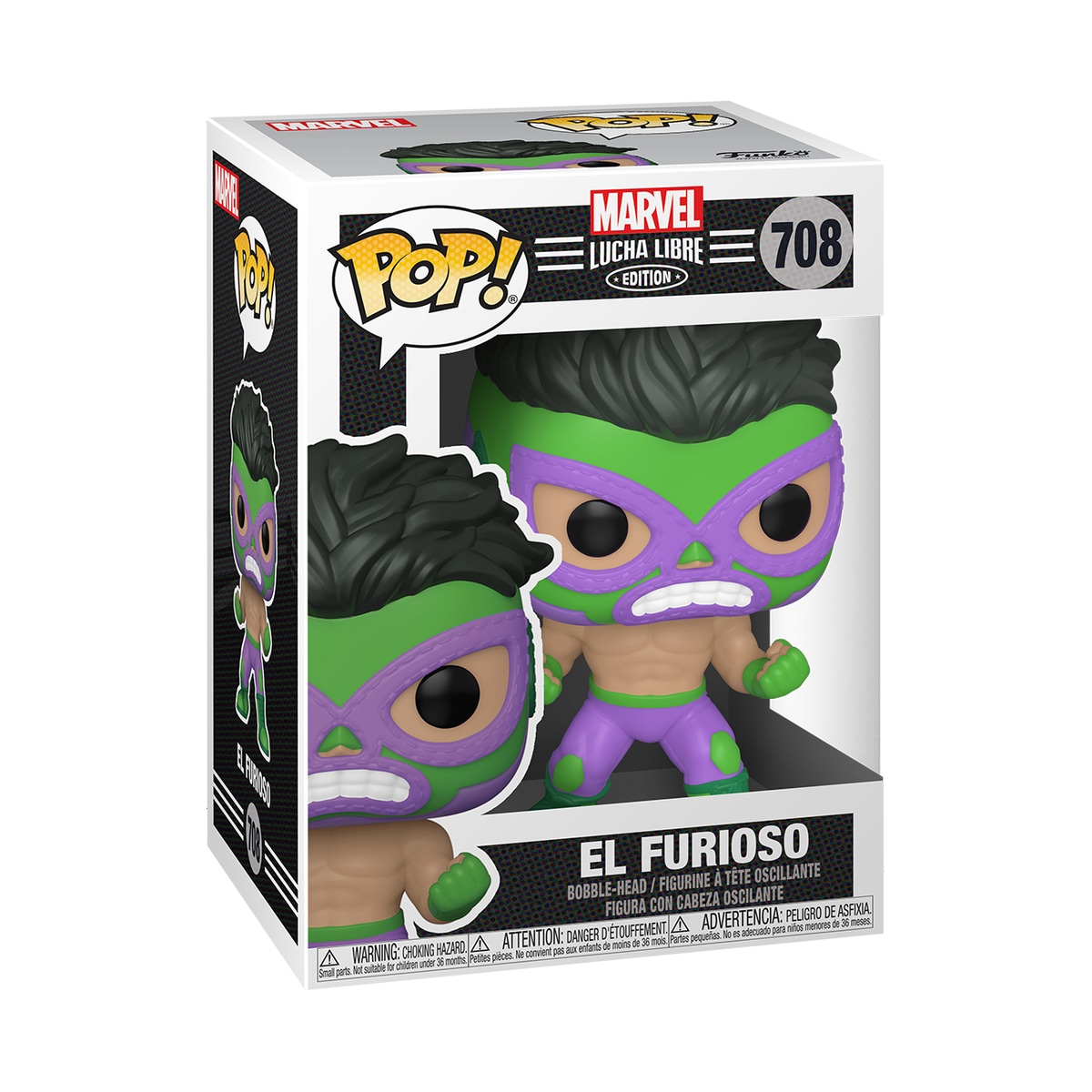 Funko POP Marvel: Luchadores- Hulk