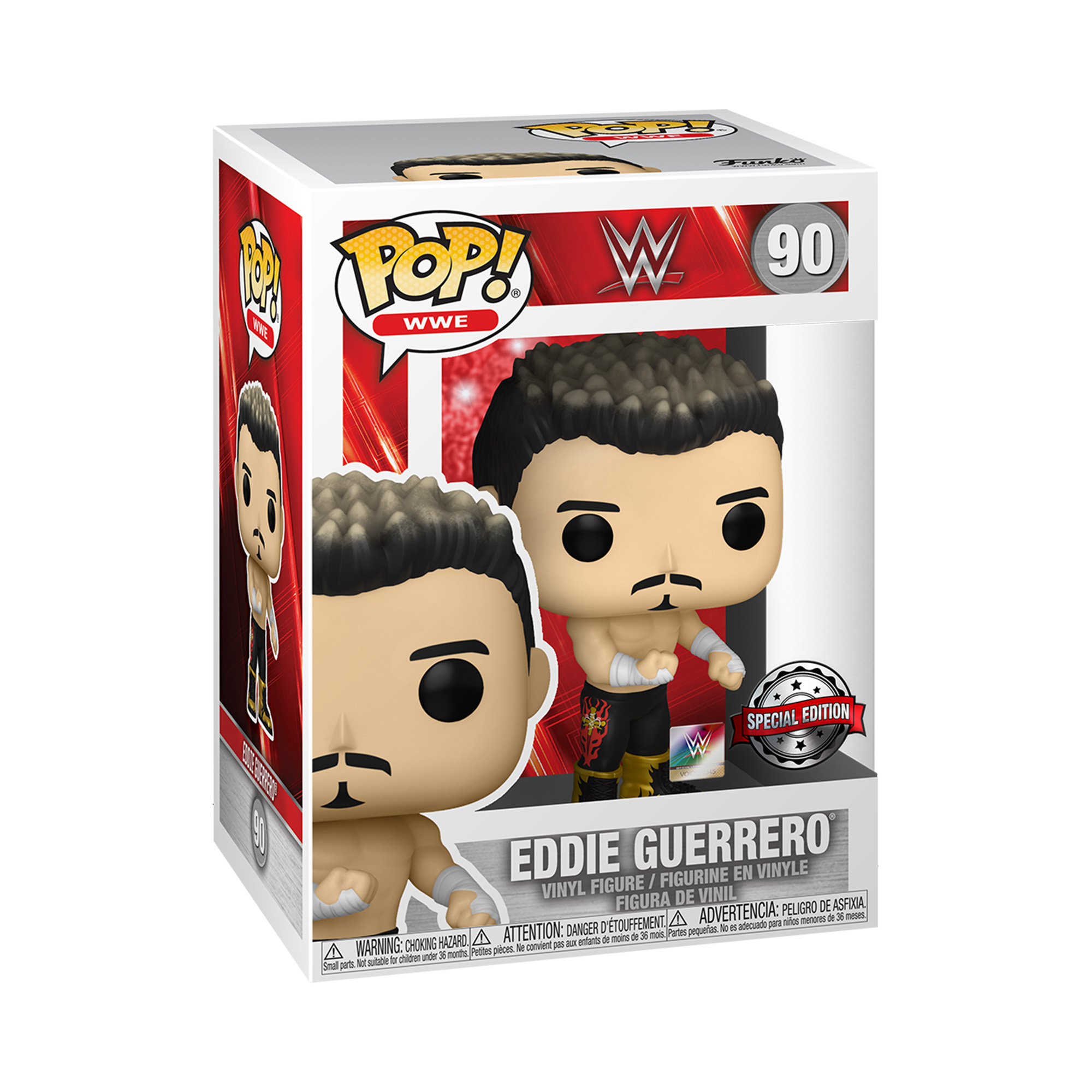 Funko POP WWE S12: WrestleMania Eddie Guerrero w/Pin