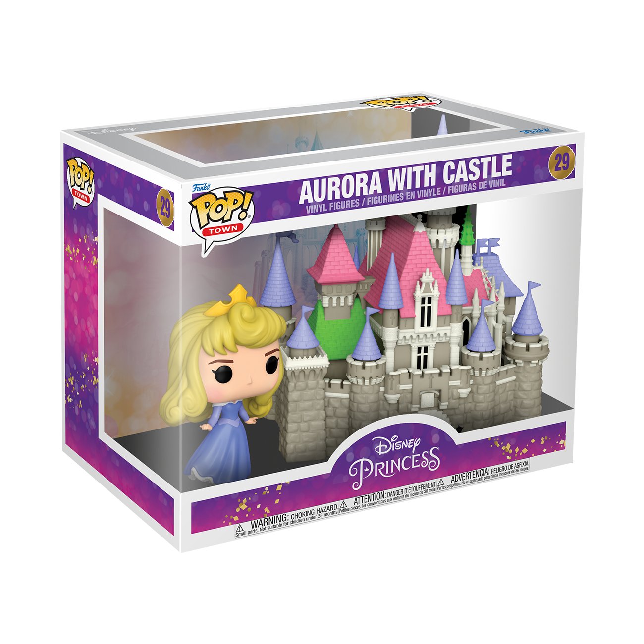 Funko POP Town: Ultimate Princess S3 - Aurora w/Castle FK56353