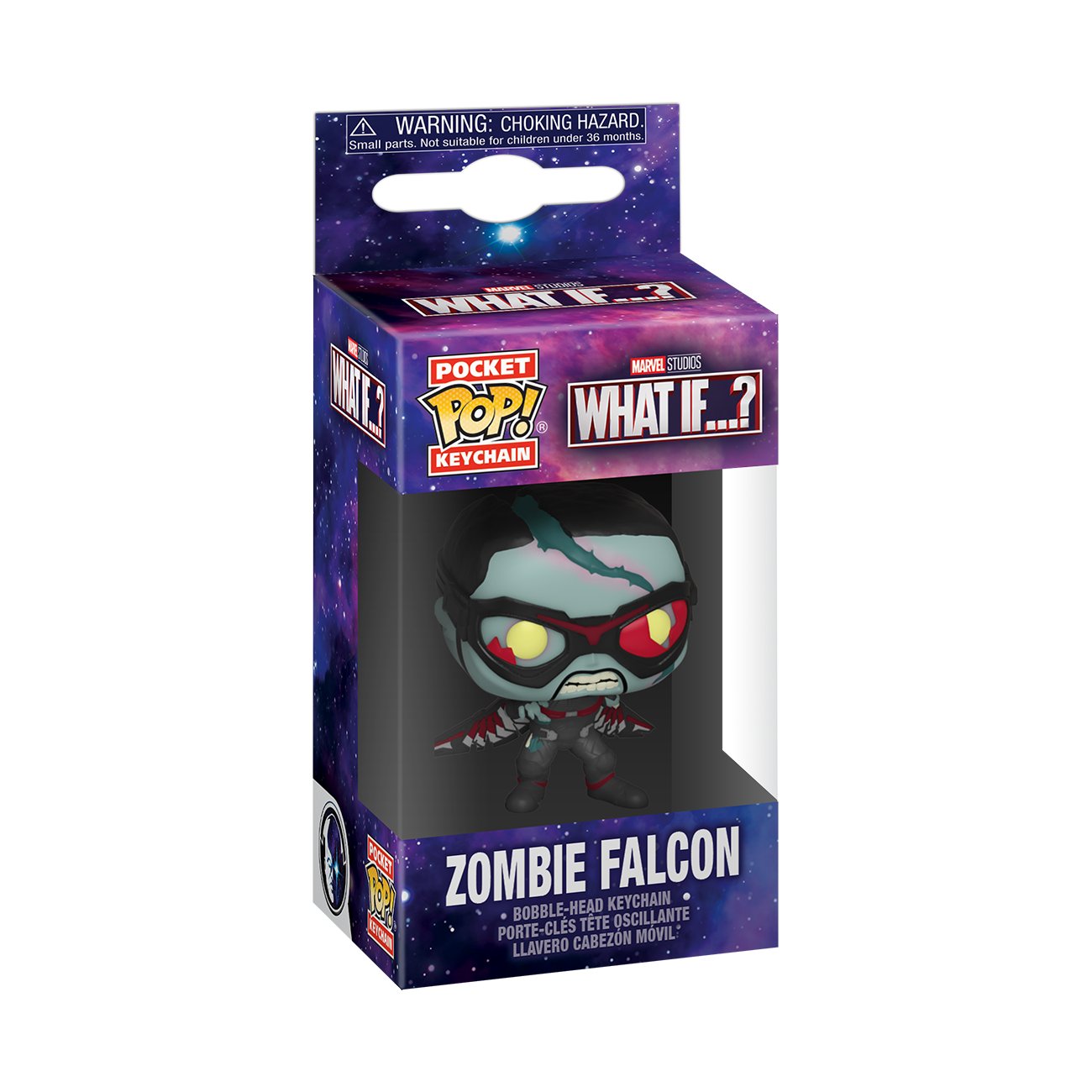 Funko POP Keychain: Marvel What If  S2- Zombie Falcon
