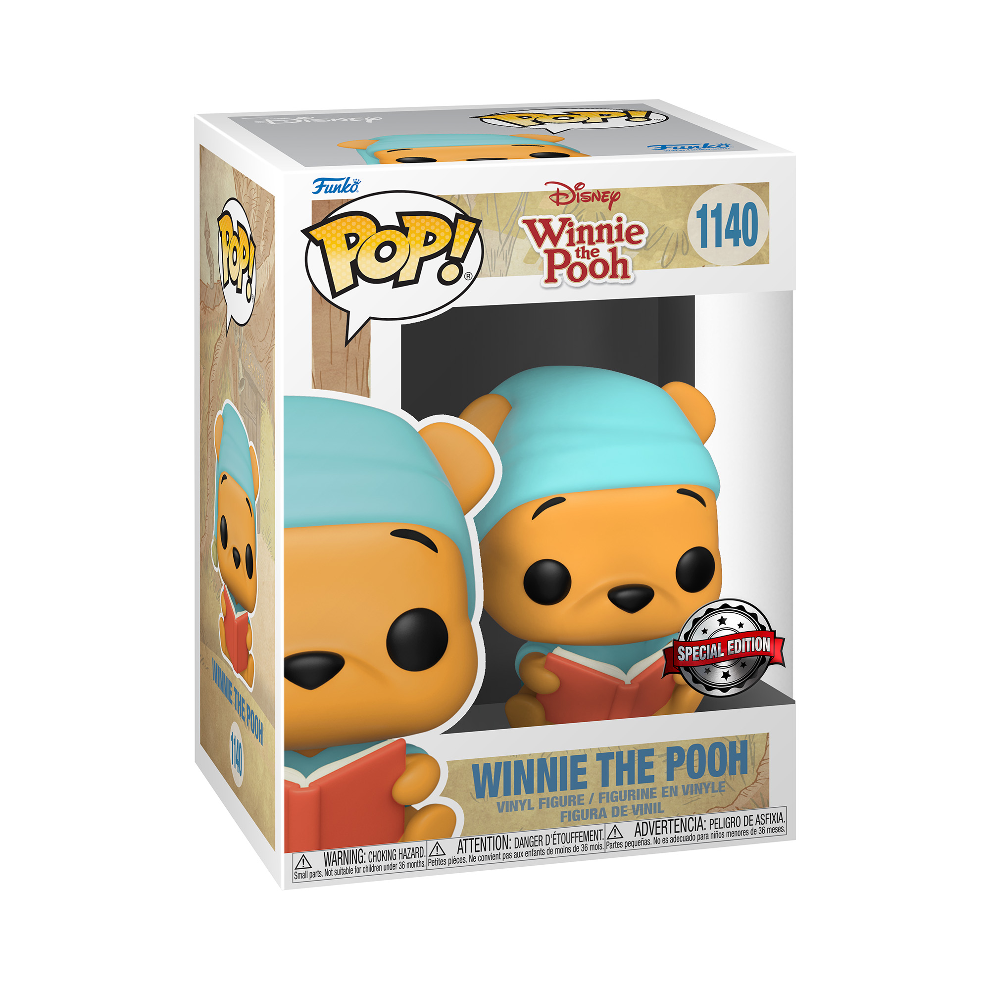 Funko POP Disney: Winnie- Winnie Reading Book