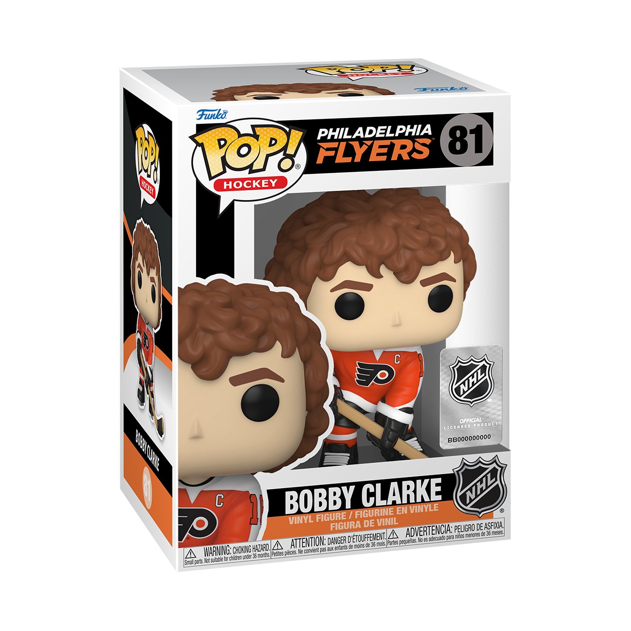 Funko POP NHL: Legends - Bobby Clarke (Flyers) FK59345