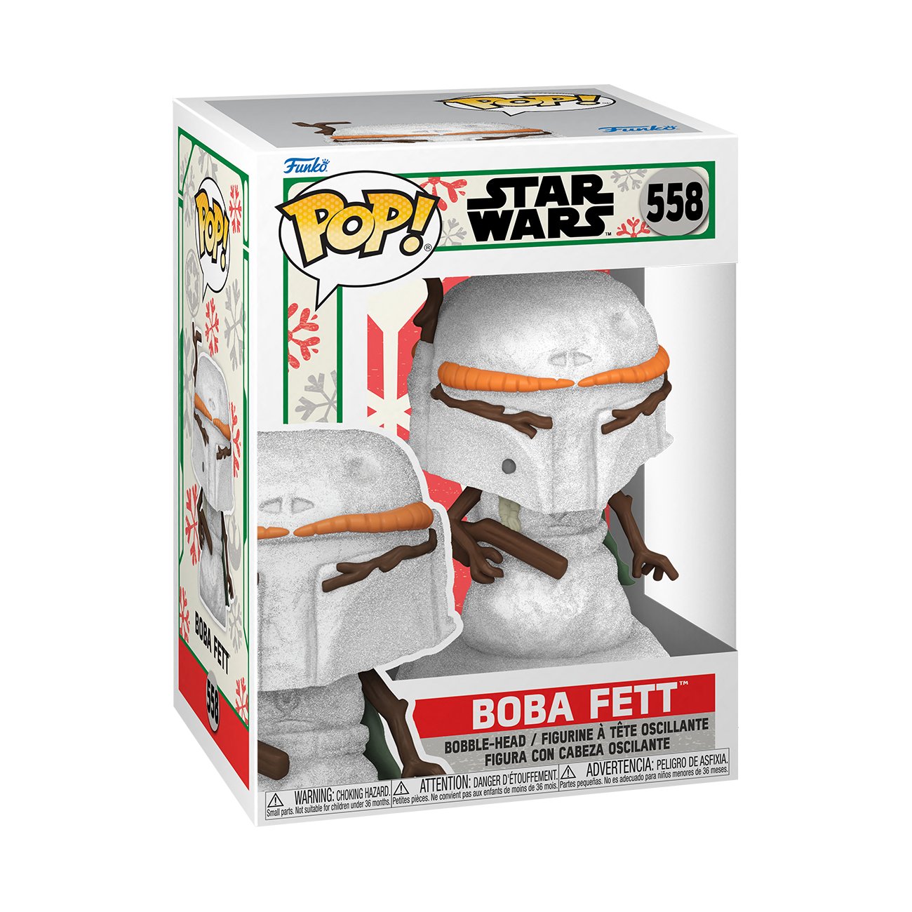 Funko POP Star Wars: Holiday- Boba Fett (SNWMN) FK64334