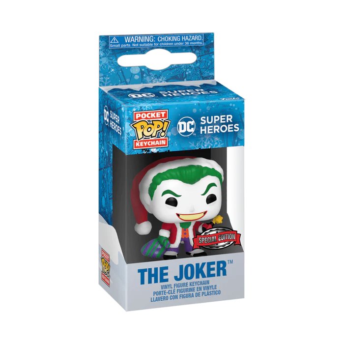 Funko POP Keychain: DC Holiday- Joker (WMT) FK66595