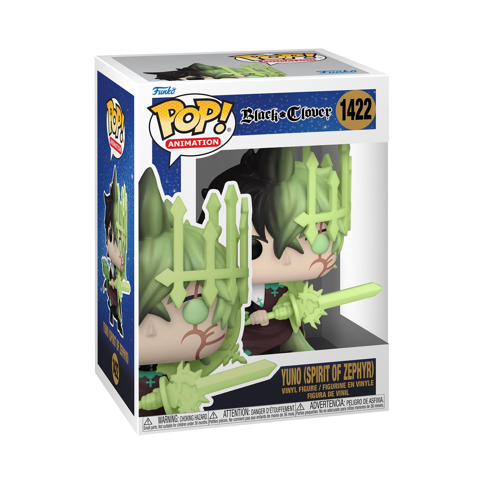 Funko POP Animation: Black Clover- Yuno (Zephyr) FK70571