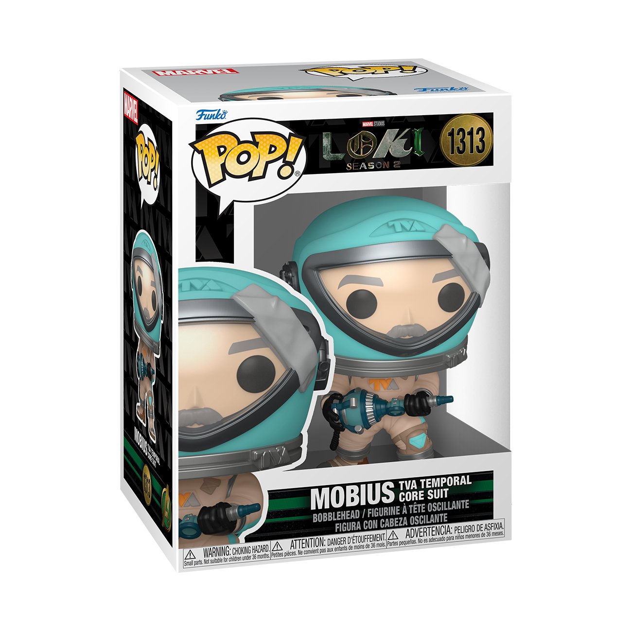 Funko POP Marvel: Loki Season 2-Mobius (TVA Temporal Core Suit) FK72170