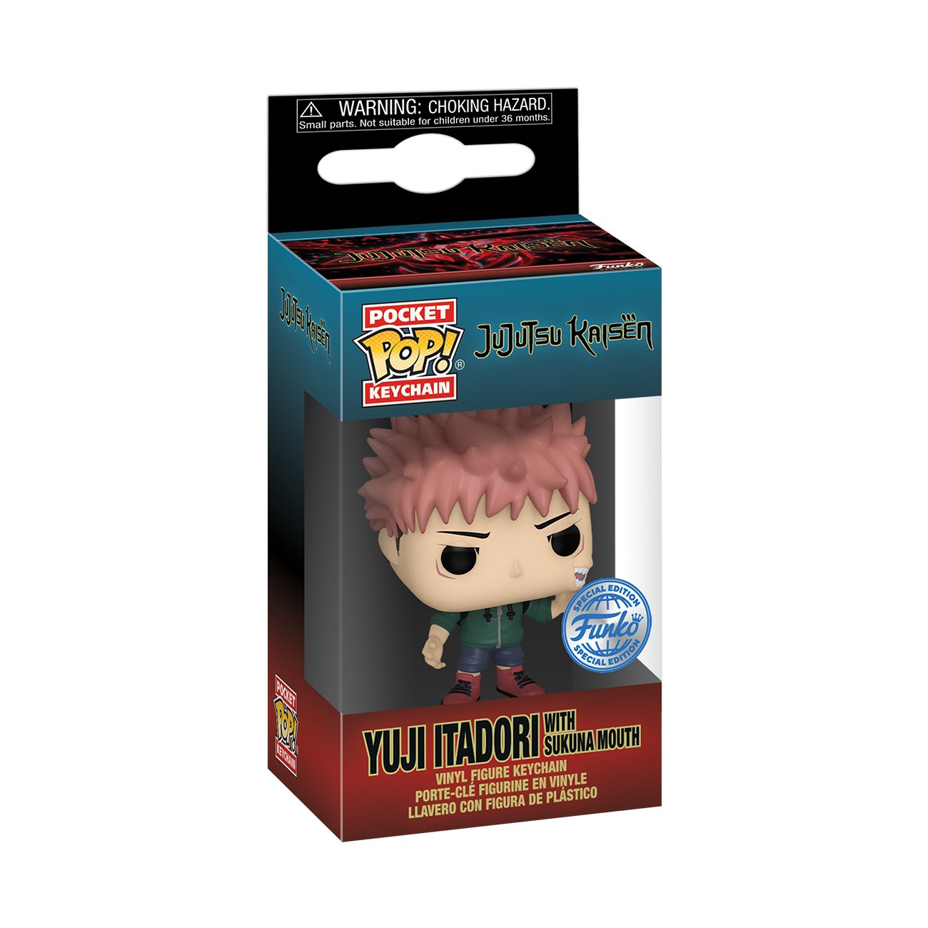 Funko POP Keychain: JJK- Itadori(Sukuna mth) FK73785