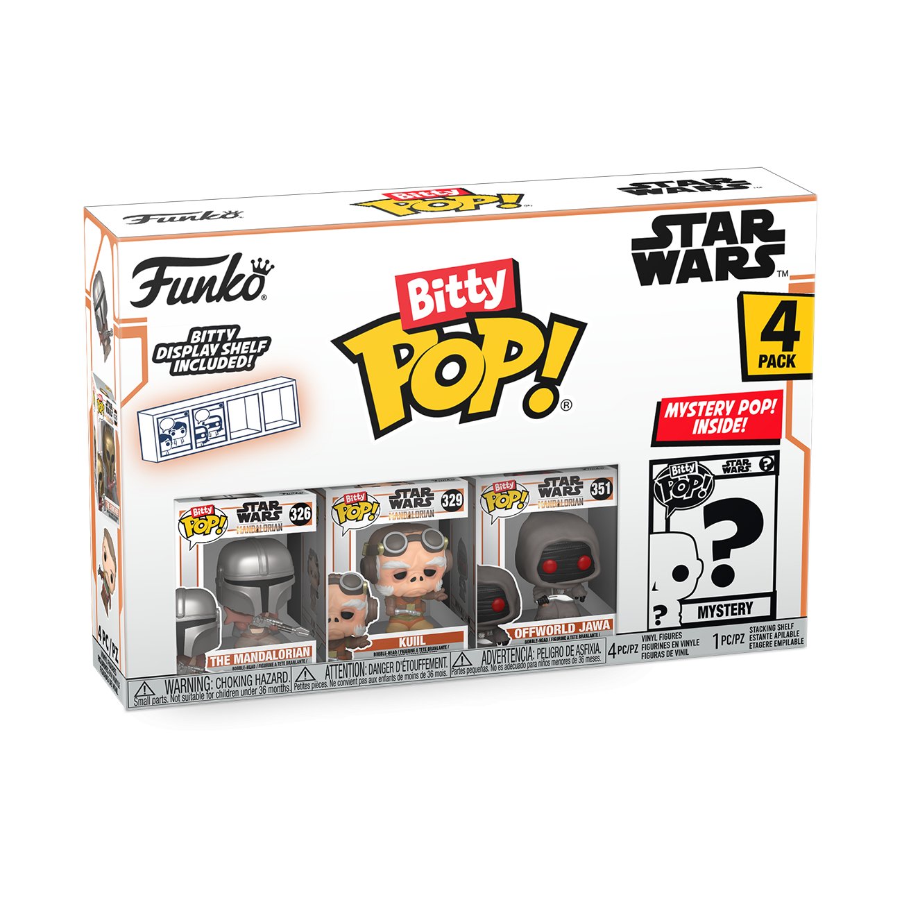 Funko Bitty POP: Mandalorian- Mandalorian 4PK FK75452