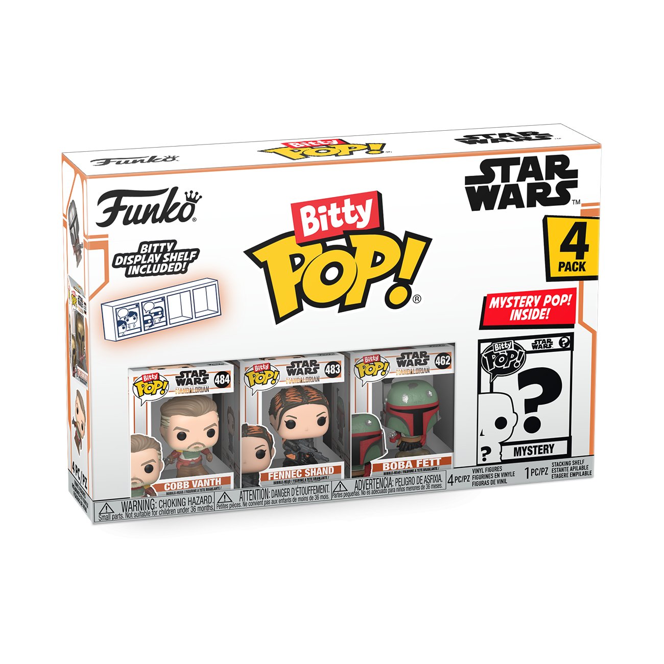 Funko Bitty POP: Mandalorian- Marshal 4PK FK75453