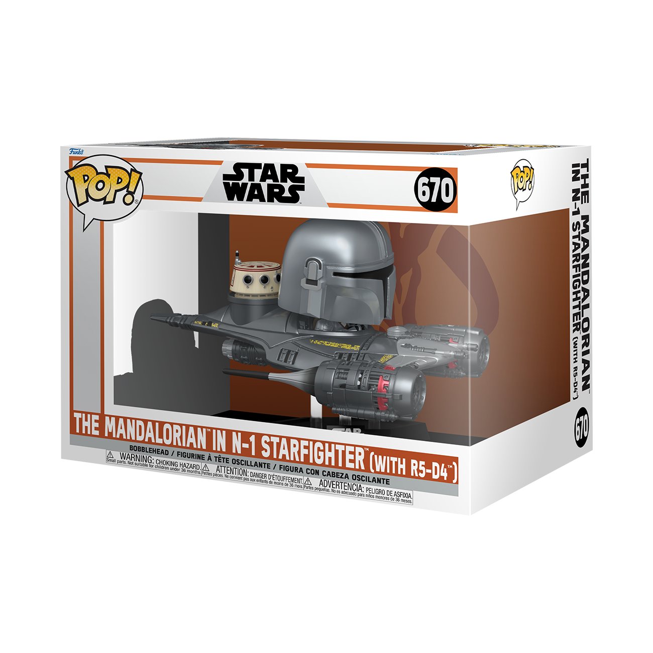 Funko POP Rides: MND S9 - Mandalorian in N1 Starfighter FK76549