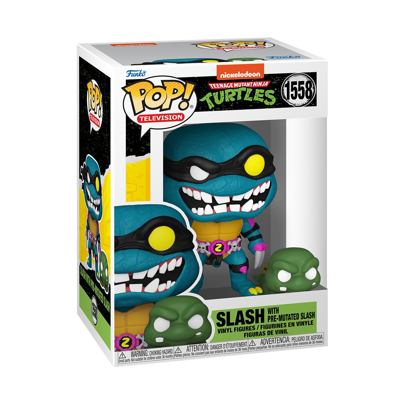 Funkcia POP&Buddy: TMNT S4 – Slash & Pre-mutated, korytnačka Slash FK78048