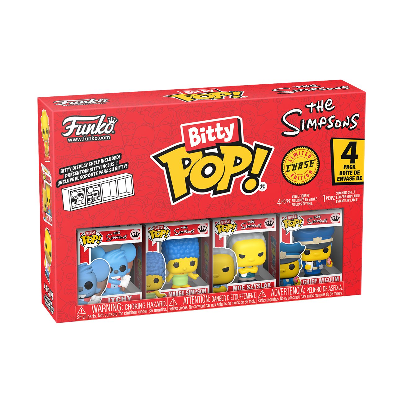 Funko Bitty POP: Simpsons- Itchy 4pk FK85708