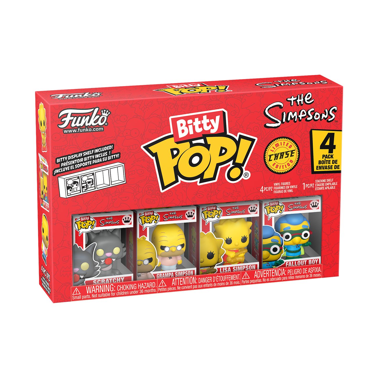 Funko Bitty POP: Simpsons- Scratchy 4pk FK85710