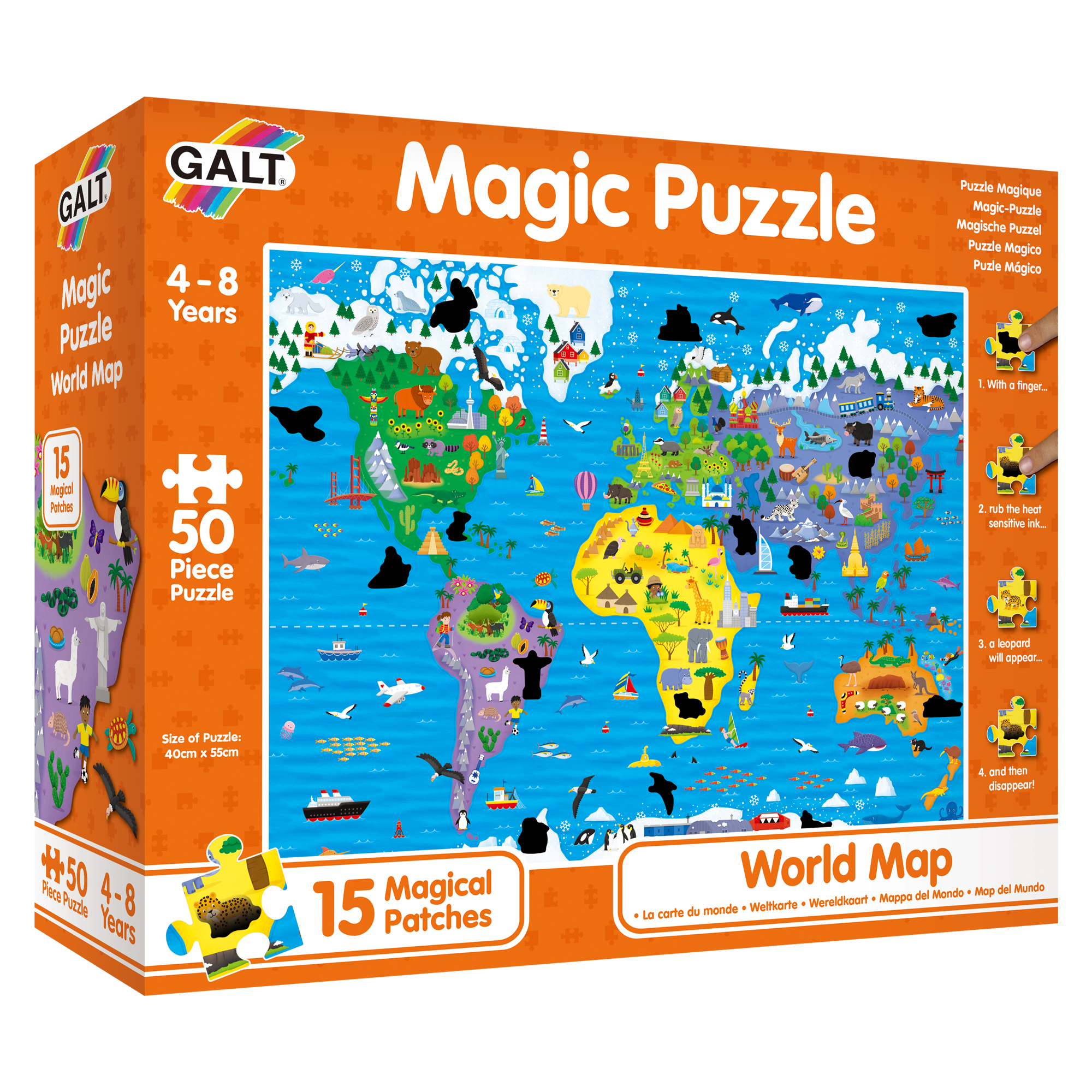 Magické puzzle - Mapa sveta GA1005464