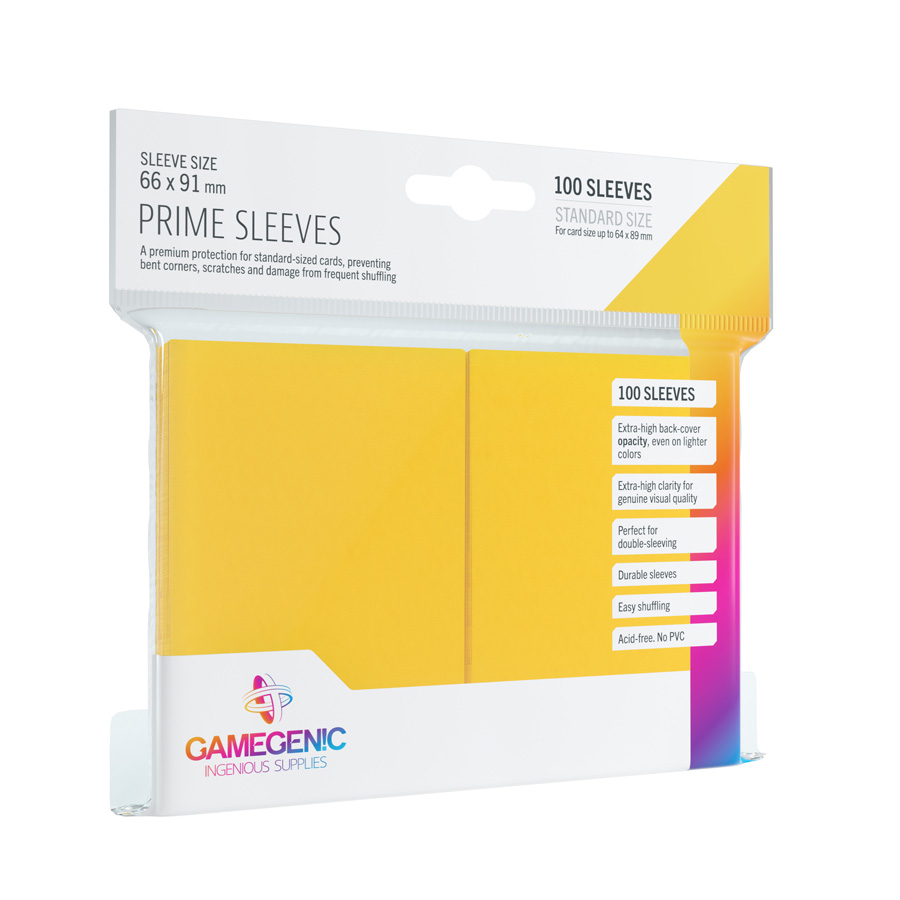 Gamegenic: Prime Sleeves Yellow GGS10020ML