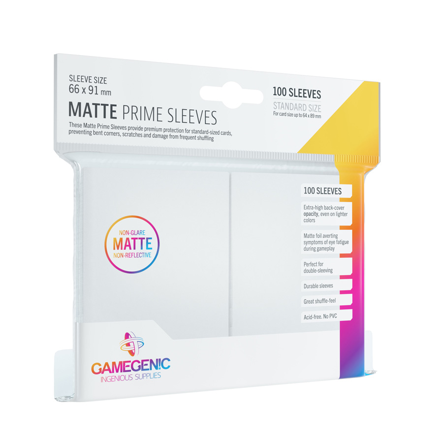 Gamegenic: Matte Prime Sleeves White GGS10029ML
