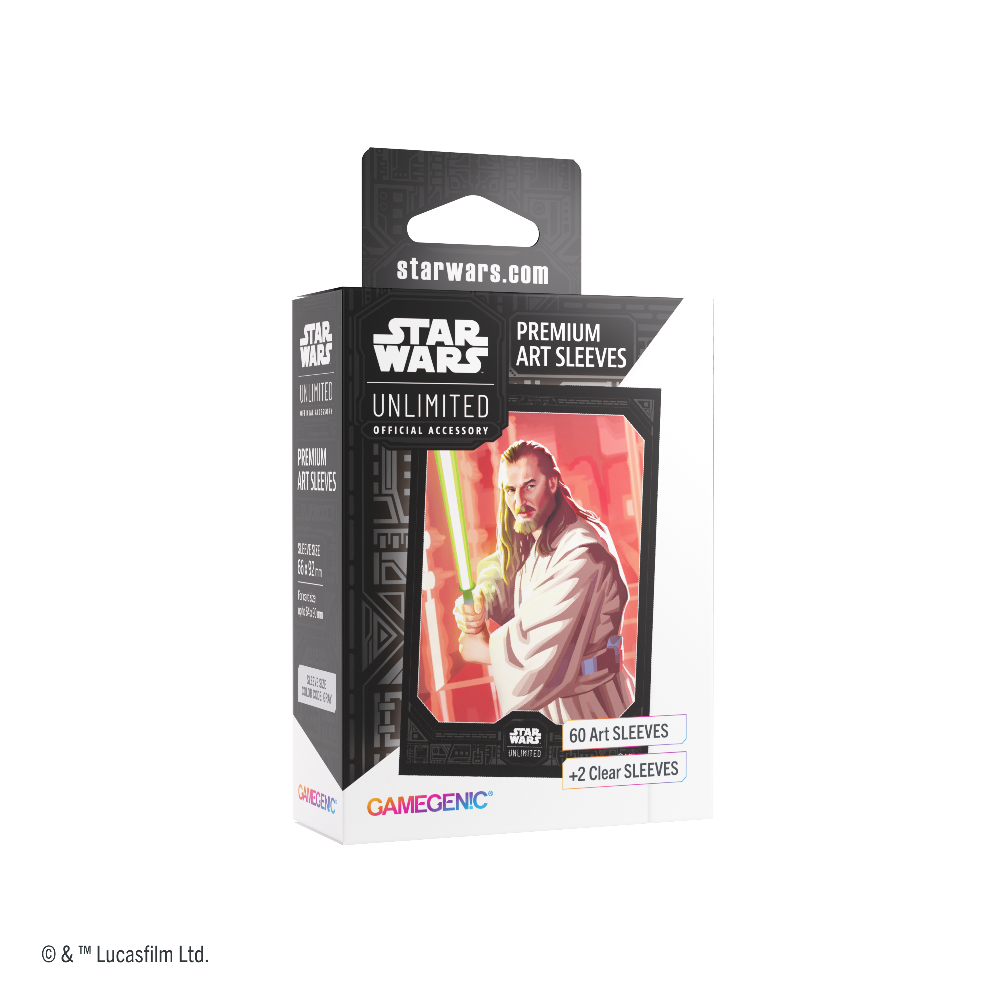 Gamegenic SWU: Premium Art Sleeve - Qui-Gon Jinn GGS15092ML
