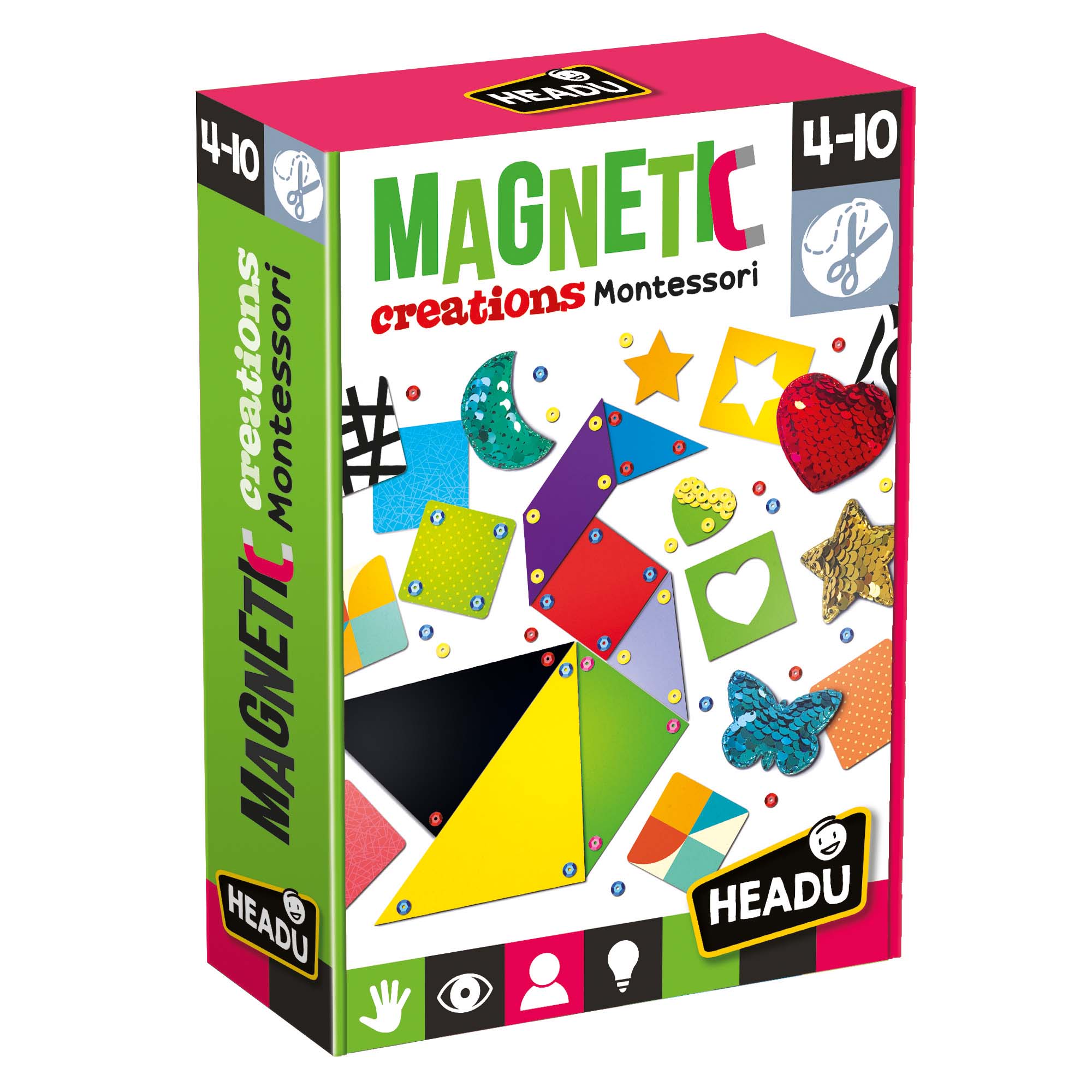 HEADU EN: Montessori magnetické výtvory HEMU24032