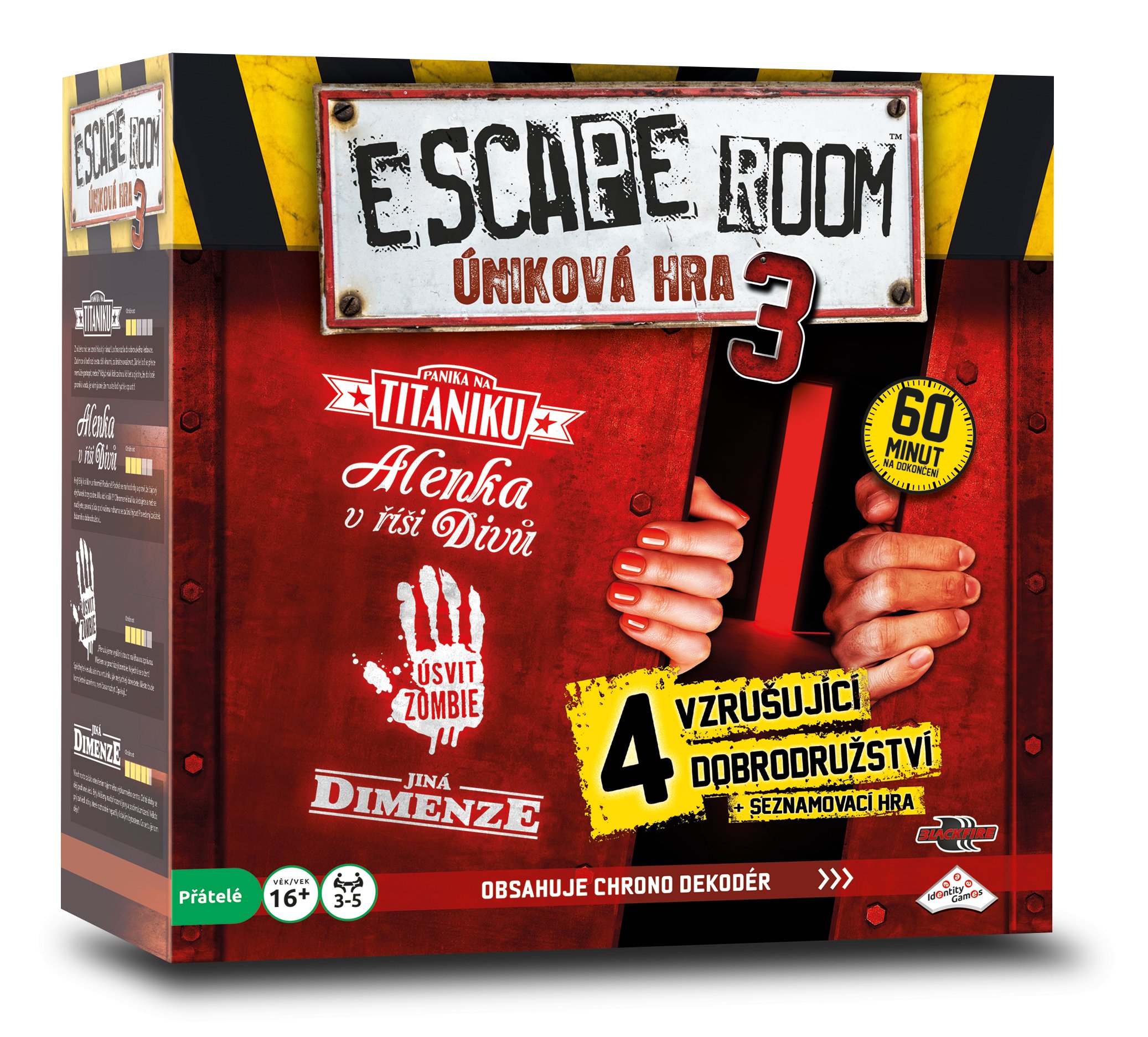 ESCAPE ROOM 3: úniková hra - 4 scenáre IGIER006CZ