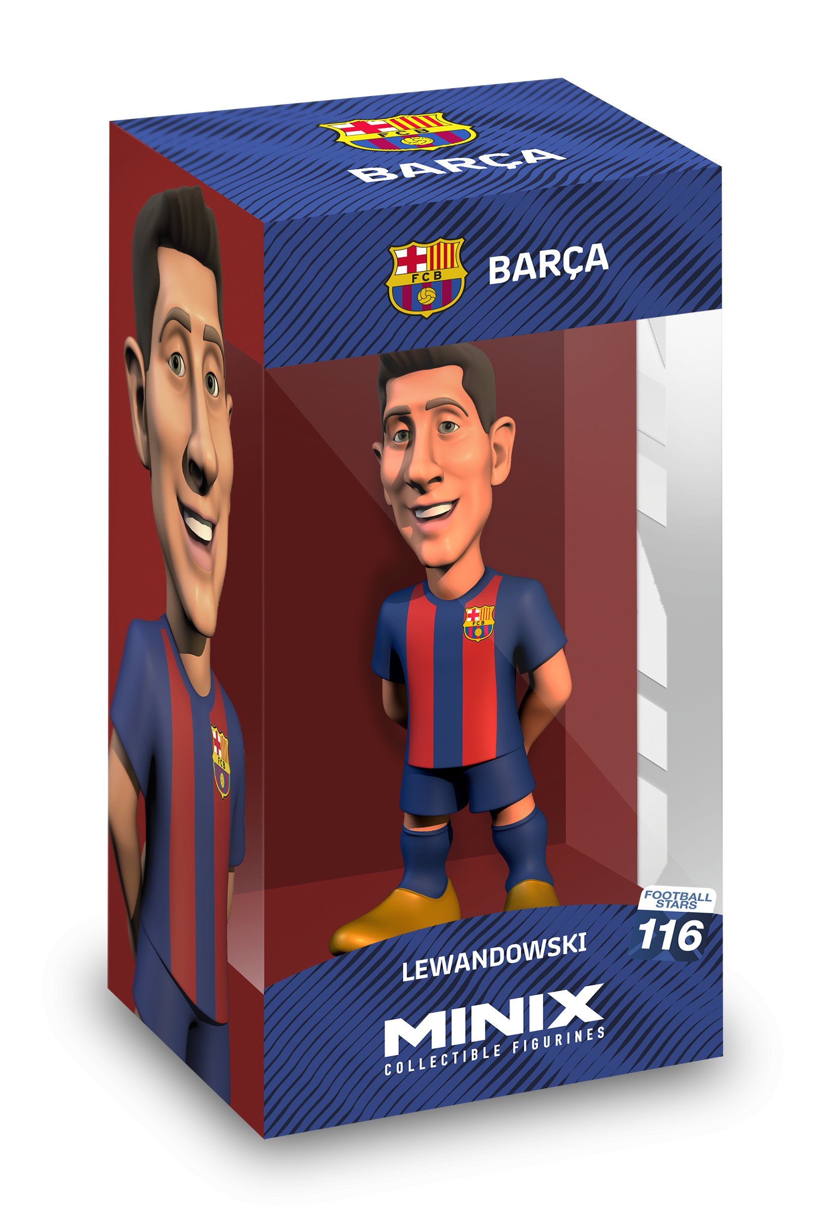 MINIX futbal: Club FC Barcelona - LEWANDOWSKI MN12015