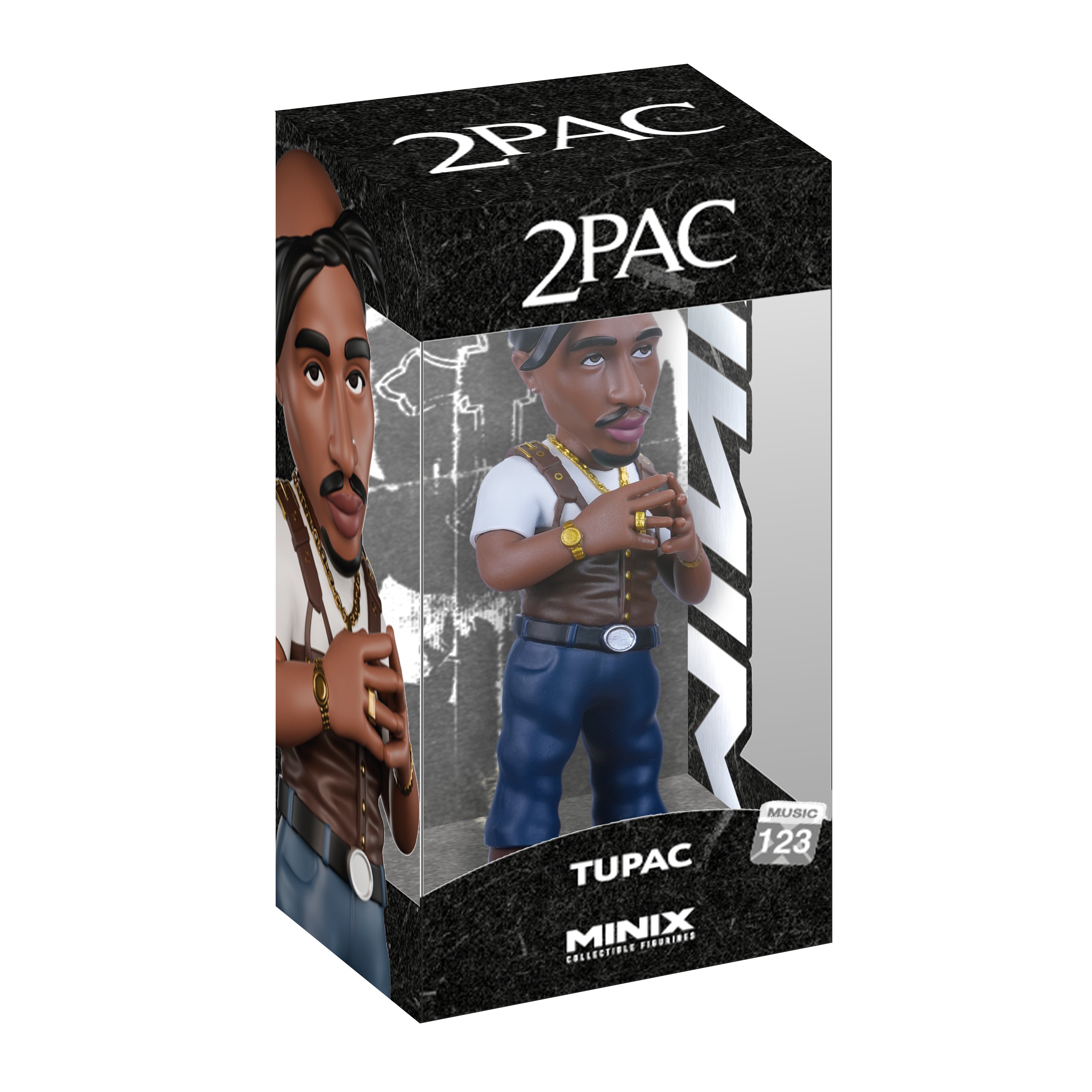 MINIX Music: Tupac - Tupac (black scarf) MN22038