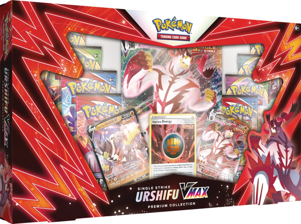 Pokémon TCG: Urshif Single Strike VMax Premium Box PCI80893